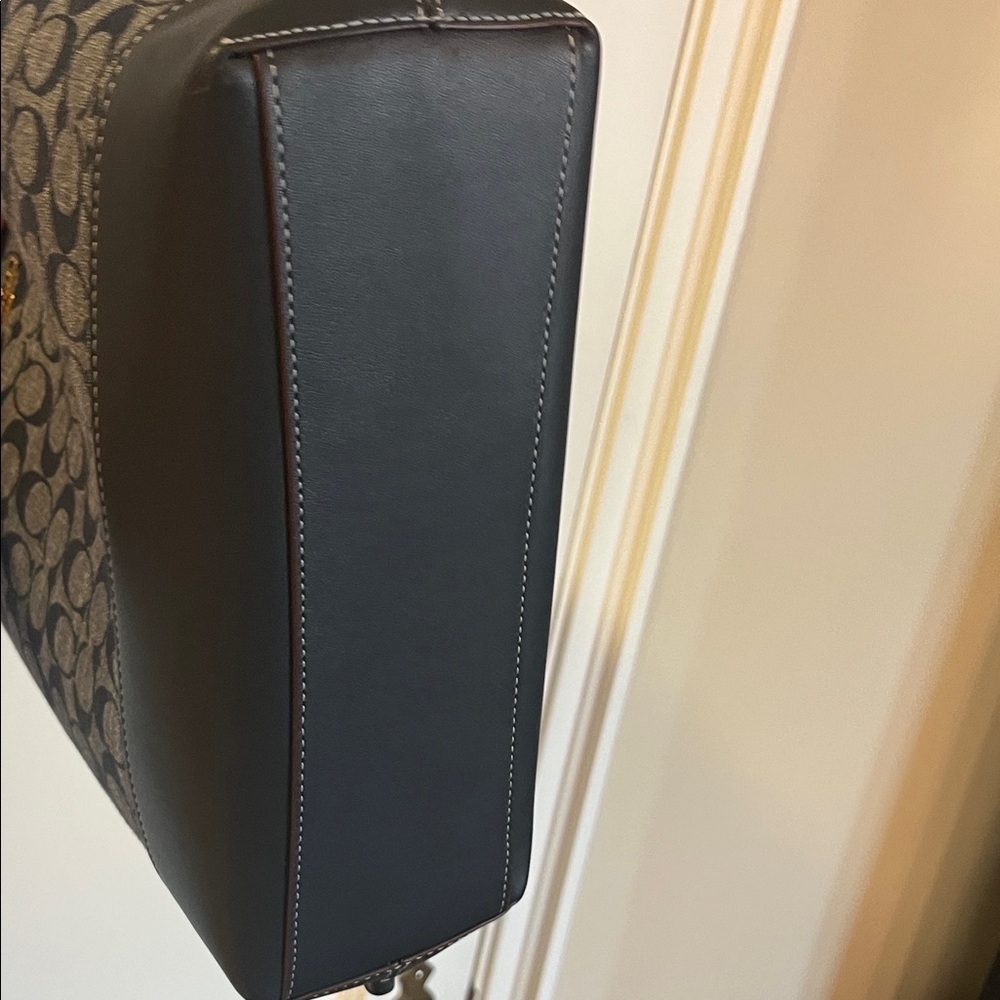 NWOT Coach Molly Bucket Crossbody Bag in Denim Signature Fabric - Picture 7 of 12